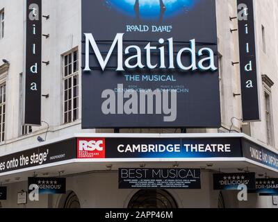 Cambridge Theatre, Camden, London, England, Großbritannien, GB. Stockfoto