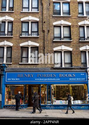 Henry Pordes Books Ltd, Charing Cross Rd, London, England, Großbritannien, GB. Stockfoto