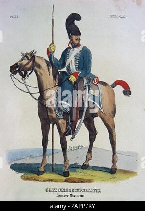 LIBRO'TRAJES CIVILES,MILITARES Y RELIGIOSOS DE MEXICO'18898989898989898989898989898989898989898 ORT: MUSEO DE AMERICA-COLLECION. MADRID. SPANIEN. Stockfoto