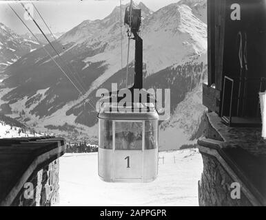 Prinzessinnen in Österreich (Sankt Anton) Datum: 12. Februar 1949 Standort: Österreich, Sankt Anton am Arlberg, Tyrol Stockfoto