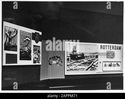 HIE [Holland in England]/Anefo London Serie [Ausstellung über die Niederlande in Glasgow] Anmerkung: Repronegativdatum: August 1942 Standort: Glasgow, Großbritannien Schlüsselwörter: Ausstellungen, Weltkrieg Stockfoto