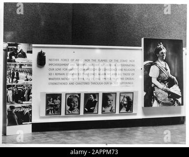 HIE [Holland in England]/Anefo London Serie [Ausstellung über die Niederlande in Glasgow] Anmerkung: Repronegativdatum: August 1942 Standort: Glasgow, Großbritannien Schlüsselwörter: Ausstellungen, Weltkrieg Stockfoto