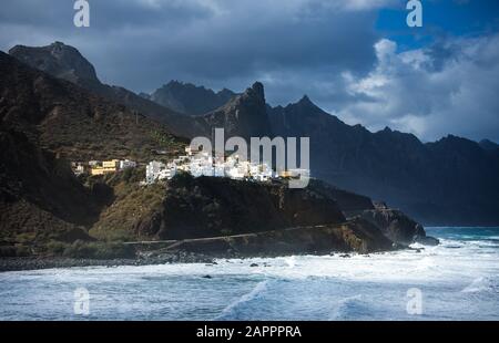 Luftbild auf den Kanarischen Inseln, Spanien. Stockfoto