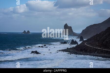 Luftbild auf den Kanarischen Inseln, Spanien. Stockfoto