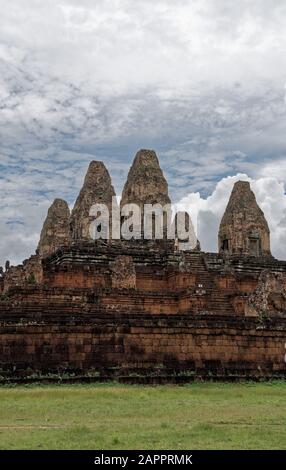 Baksei Chamkrong aus dem 10. Jahrhundert, Angkor, UNESCO-Weltkulturerbe, Kambodscha, Indochina, Südostasien, Asien Stockfoto