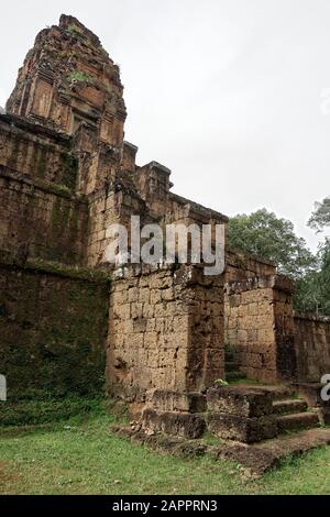 Baksei Chamkrong aus dem 10. Jahrhundert, Angkor, UNESCO-Weltkulturerbe, Kambodscha, Indochina, Südostasien, Asien Stockfoto