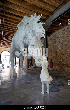 Biennale di Venezia, 57. Internationale Kunstausstellung, Venedig, Venetien, Italien, Europa Stockfoto