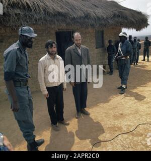 Zaire (früher Belgisch-Kongo); portugiesische Gefangene im Lager Datum: 16. August 1973 Ort: Zaire Schlüsselwörter: Gefangene Stockfoto