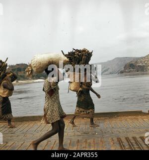 Zaire (früher Belgisch-Kongo); Bevölkerung Zaire Datum: 16. August 1973 Ort: Belgisch-Kongo, Zaire Schlüsselwörter: Bevölkerung Stockfoto