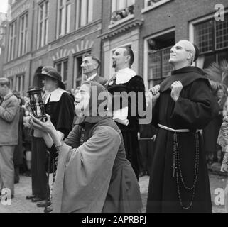 Königsbesuch Friesland Datum: 25. September 1950 Ort: Friesland-Schlüsselwörter: Königsbesuche Stockfoto