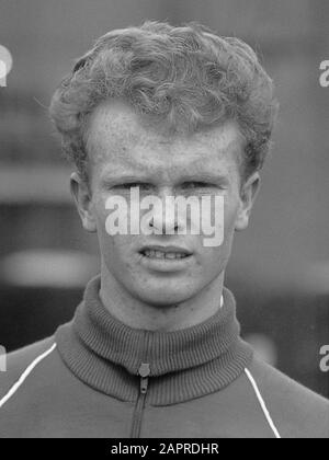 AJAX Tegen Telstar 6-2, KOP Geels (Telstar) 13 Maart 1966 Stockfoto