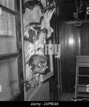 Lunar Eclipse Night Interest Datum: 29. Januar 1953 Stockfoto
