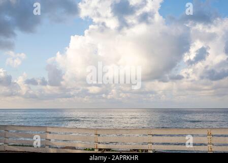 Wintermorgen an der Küste. La Jolla, Kalifornien. Stockfoto