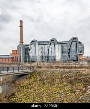 Kraftwerk EC1 Łódź, das in ein Planetarium im polnischen Lodz umgewandelt wurde Stockfoto