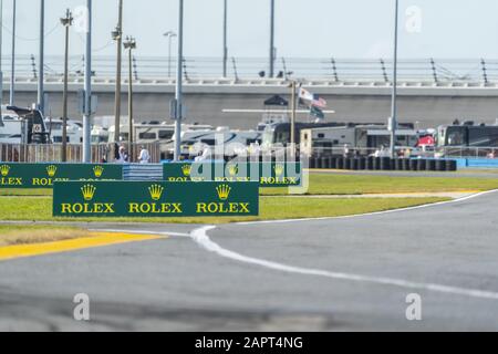 Daytona Beach, Florida, USA. Januar 2020. Daytona International Speedway ist Gastgeber der IMSA WeatherTech Sportwagenmeisterschaft für die Rolex 24 In Daytona Beach, Florida. (Bild: © Walter G Arce Sr Grindstone Medii/ASP) Stockfoto