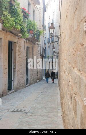 Gerona in Spanien - Januar so 2009 Stockfoto