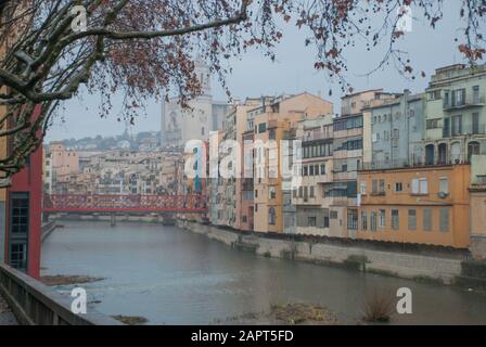 Gerona in Spanien - Januar so 2009 Stockfoto