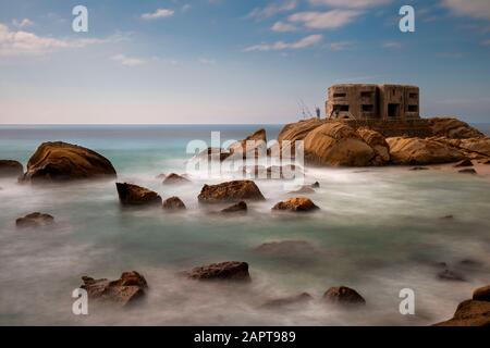 Schöne "Costa de la Luz" in der Nähe der Atlantikküste Spaniens Stockfoto