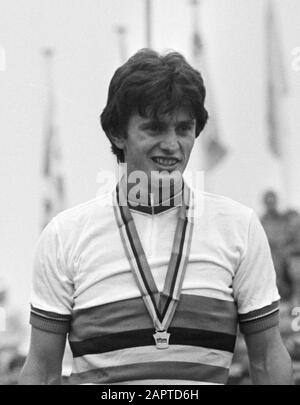 Gianni Giacomini. Radweltmeisterschaften 1979 in Valkenburg; Stockfoto