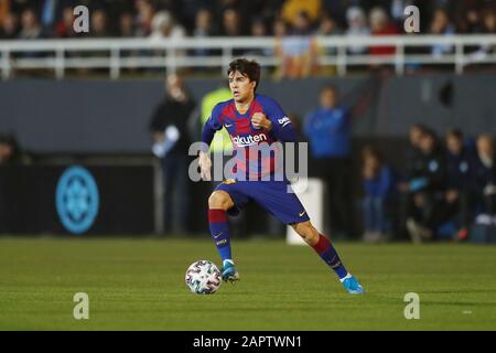 Ibiza, Spanien. Januar 2020. Riqui Puig (Barcelona) Fußball/Fußball: Das spanische Spiel "Copa del Rey" zwischen UD Ibiza 1-2 FC Barcelona im Estadio Municipal Kann Auf Ibiza, Spanien, Fehlen. Credit: Mutsu Kawamori/AFLO/Alamy Live News Stockfoto