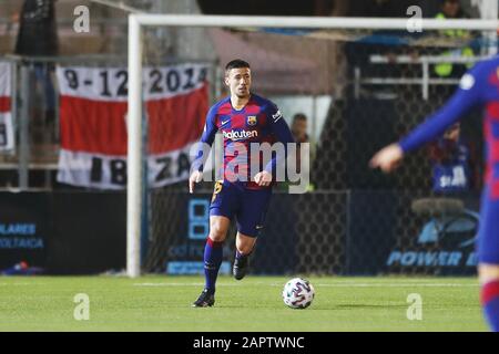 Ibiza, Spanien. Januar 2020. Clement Lenglet (Barcelona) Fußball/Fußball: Das spanische Spiel "Copa del Rey" zwischen UD Ibiza 1-2 FC Barcelona im Estadio Municipal Kann Auf Ibiza, Spanien, Fehlen. Credit: Mutsu Kawamori/AFLO/Alamy Live News Stockfoto