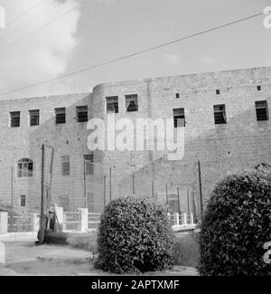 Israel 1964-1965: Akko (Acre), Gefängnis der Zitadelle; Stockfoto