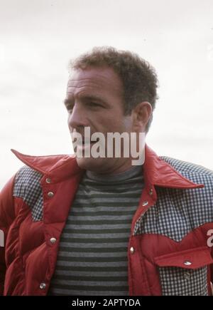 Der Filmschauspieler James Caan in den Niederlanden für Aufnahmen des Films Een Brug te ver' (EINE Brücke zu Weit); Stockfoto