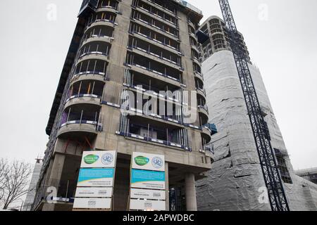 London, Großbritannien. Januar 2020. Bauarbeiten für das Oaklands Regenerationsprojekt bei Old Oak Common. Credit: Mark Kerrison/Alamy Live News Stockfoto