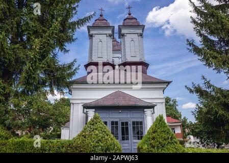 Kirche im Kloster Ciolanu der östlichen orthodoxen Mönch, zwischen Tisau und Magura Gemeinden im Kreis Buzau, Rumänien Stockfoto