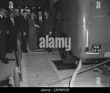 Transfer von vier neuen Labors zur Technischen Hooschule Delft, Maschinenbau, Professor Dr. H. C. A. van Eldik Thieme, Datum: 9. Januar 1959 Stockfoto