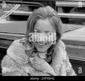 Prinzessin Paola und Prinz Albert von Belgien in Amsterdam Prinzessin Paola im Kanalboot; Stockfoto