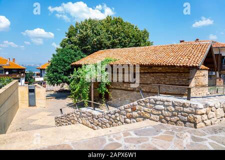 Heilig-Erlöser-Kirche oder Sveti Spas in Nessebar, Bulgarien Stockfoto