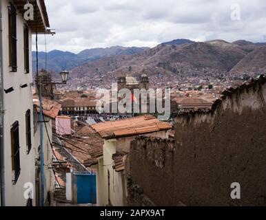 Straßen von san blas cusco Peru Stockfoto