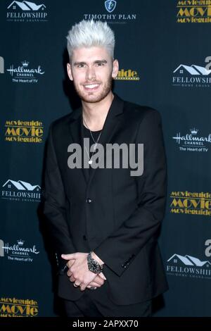 24. Januar 2020, Los Angeles, CA, USA: Los ANGELES - 24. JANUAR: Colton Dixon bei den Movieguide Awards 2020 im Avalon Hollywood am 24. Januar 2020 in Los Angeles, CA (Credit Image: © Kay Blake/ZUMA Wire) Stockfoto