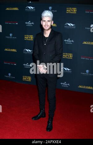 24. Januar 2020, Los Angeles, CA, USA: Los ANGELES - 24. JANUAR: Colton Dixon bei den Movieguide Awards 2020 im Avalon Hollywood am 24. Januar 2020 in Los Angeles, CA (Credit Image: © Kay Blake/ZUMA Wire) Stockfoto