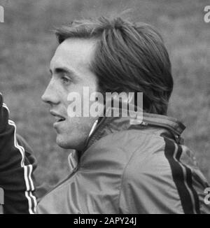 Internationale Leichtathletik-Wettbewerbe 1975 in Papendal. Stockfoto