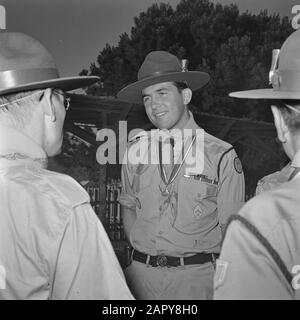 Jamboree 1963 beim Marathon Griechenland. Nahfürst Datum: 12. August 1963 Ort: Griechenland Schlagwörter: Princsen Institution Name: Jamboree Stockfoto