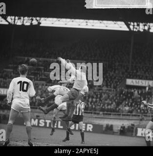 DWS gegen PSV 1-1, Spielmoment Datum: 7. Februar 1965 Schlagwörter: Sport, Fußball-Institution Name: PSV Stockfoto
