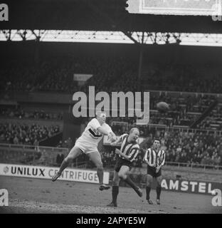 DWS gegen PSV 1-1, Spielmoment Datum: 7. Februar 1965 Schlagwörter: Sport, Fußball-Institution Name: PSV Stockfoto
