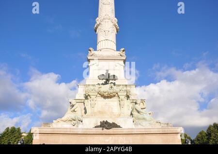 Entdeckung der Stadt Bordeaux, Schatz von Aquitanien, Denkmal von Frankreich Stockfoto