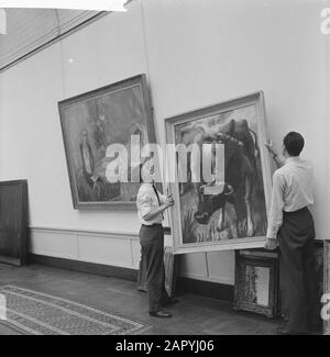 Möblierung Auktionssammelstraße bei Paul Brandt Datum: 16. Mai 1960 Schlagwörter: Kollektionen, INSECTIONS, Auktionen Personenname: Brandt PAUL Stockfoto