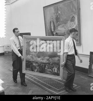 Möblierung Auktionssammelstraße bei Paul Brandt Datum: 16. Mai 1960 Schlagwörter: Kollektionen, INSECTIONS, Auktionen Personenname: Brandt PAUL Stockfoto