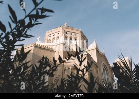Athen, Griechenland - 21. Dezember 2019: Kathedrale von Athen, Griechenland Stockfoto