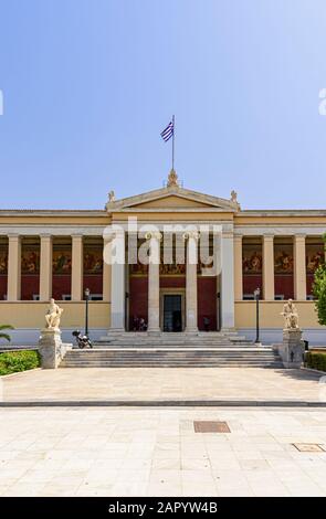 Nationale und Kapodistrian Universität von Athen, Griechenland Stockfoto