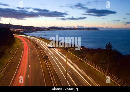 Colwyn Bay, Nordwales, mit Blick auf Llandudno Stockfoto