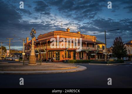 Großartiges Central Hotel, im Glen Innes NSW Stockfoto