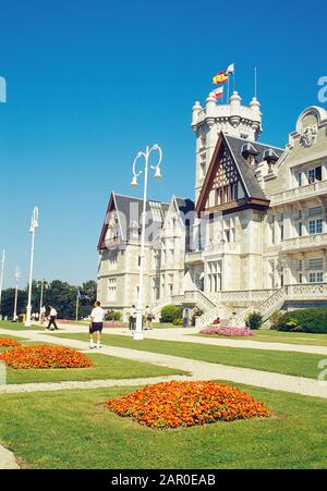 Palast La Magdalena. Santander, Spanien. Stockfoto