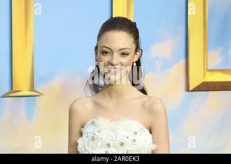 Carmel Laniado, Dolittle Special Screening, Leicester Square, London, Großbritannien, 25. Januar 2020, Foto von Richard Goldschmidt Stockfoto