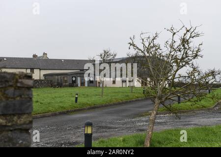 Außenansicht des Corran Resort and Spa in Laugharne, Carmarthen im Januar 2020. Stockfoto