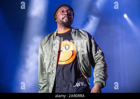 Die Black Eyed Peas treten auf dem Festival Cruïlla, Barcelona 3. Juni 2019 auf. Fotograf: Ale Espaliat Stockfoto